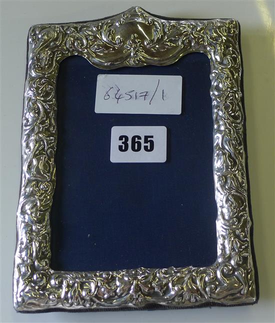 Silver photo frame